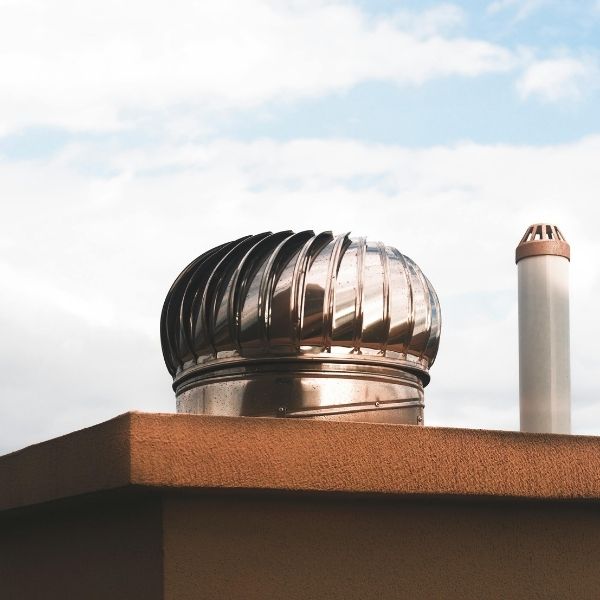 New whirlybird installed on a Gold Coast roof to improve ventilation and reduce heat, completed by Roofing Guys Gold Coast.