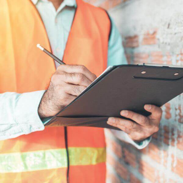 Roofing Guys Gold Coast inspector completing a roof damage assessment and report for a residential insurance claim on the Gold Coast.